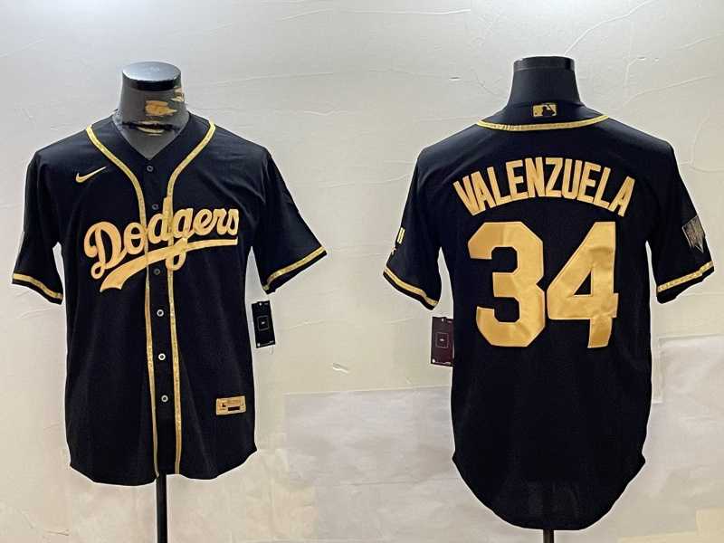 Men's Los Angeles Dodgers #34 Fernando Valenzuela Black Authentic Collection Stitched MLB Jersey,We sell and wholesale Men's Los Angeles Dodgers #34 Fernando Valenzuela Black Authentic Collection Stitched MLB Jersey on line form chian!